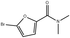 5-溴-N,N-二甲基呋喃-2-甲酰胺 结构式