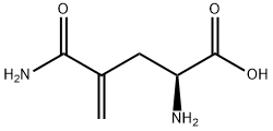 γ-メチレン-L-グルタミン 化学構造式