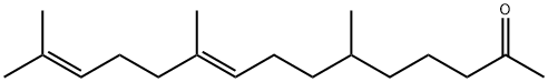 9,13-Pentadecadien-2-one, 6,10,14-trimethyl-, (E)- Structure