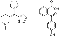 チペピジンヒベンズ酸塩 化学構造式