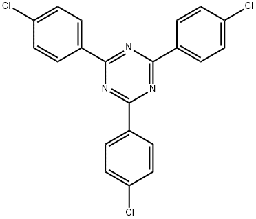 2,4,6-TRIS(P-CHLOROPHENYL)-S-TRIAZINE Structure