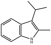 1H-Indole,2-methyl-3-(1-methylethyl)-(9CI) Struktur