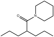 1-(1-piperidyl)-2-propyl-pentan-1-one Struktur