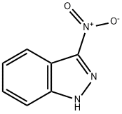 3-ニトロ-1H-インダゾール 化学構造式