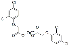 zinc bis[(2,4-dichlorophenoxy)acetate] Structure