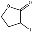 4,5-ジヒドロ-3-ヨードフラン-2(3H)-オン 化学構造式