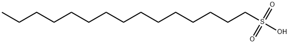 pentadecane-1-sulphonic acid Structure