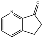 5,6-ジヒドロ-7H-シクロペンタ[B]ピリジン-7-オン 化学構造式