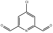 4-Chloropyridine-2,6-dicarboxaldehyde Structure