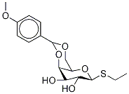 Ethyl 4,6-(4-Methoxybenzylidene)--D-thiogalactopyranoside Structure