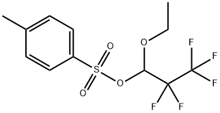 p-Toluenesulfonic acid 1-ethoxy-2,2,3,3,3-pentafluoropropyl ester Structure