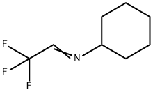N-(2,2,2-Trifluoroethylidene)cyclohexanamine 结构式