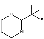 3,4,5,6-Tetrahydro-2-(trifluoromethyl)-2H-1,3-oxazine Structure