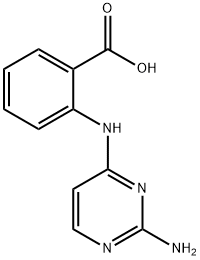 2-[(2-AMINO-4-PYRIMIDINYL)AMINO]BENZOIC ACID Struktur