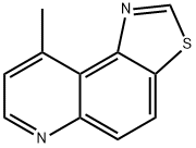 Thiazolo[4,5-f]quinoline, 9-methyl- (7CI,8CI,9CI) 结构式
