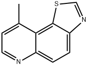 Thiazolo[5,4-f]quinoline, 9-methyl- (8CI,9CI) Struktur