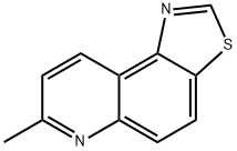 Thiazolo[4,5-f]quinoline, 7-methyl- (7CI,8CI,9CI) Struktur