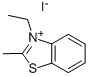 3-エチル-2-メチルベンゾチアゾリウムヨージド 化学構造式