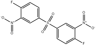 BIS(4-FLUORO-3-NITROPHENYL) SULFONE Structure