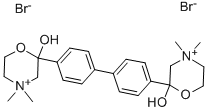 2,2'-[1,1'-ビフェニル]-4,4'-ジイルビス[2-ヒドロキシ-4,4-ジメチルモルホリン-4-イウム]·ジブロミド 化学構造式