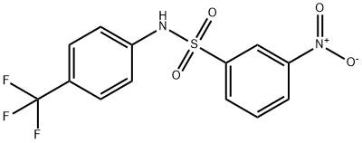 3-Nitro-N-[4-(trifluoroMethyl)phenyl]benzenesulfonaMide, 97% Struktur