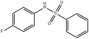 N-(4-Fluorophenyl)benzenesulfonaMide Structure
