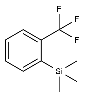 1-(Trimethylsilyl)-2-(trifluoromethyl)benzene Structure