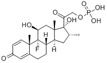 DEXAMETHASONE SODIUM PHOSPHATE Struktur