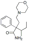 α-sec-Butyl-α-phenyl-4-morpholinebutyramide Structure