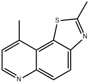 2,9-ジメチルチアゾロ[5,4-f]キノリン 化学構造式