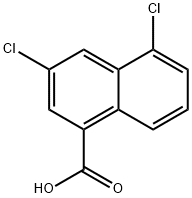 3,5-Dichloro-1-naphthoic acid Structure