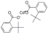 cadmium (1,1-dimethylethyl)benzoate Struktur