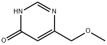 6-(メトキシメチル)-4-ピリミジノール 化学構造式