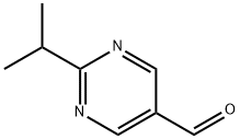 5-Pyrimidinecarboxaldehyde, 2-(1-methylethyl)- (9CI) Struktur