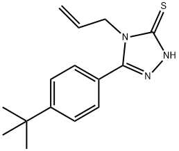 4-ALLYL-5-(4-TERT-BUTYLPHENYL)-4H-1,2,4-TRIAZOLE-3-THIOL Structure