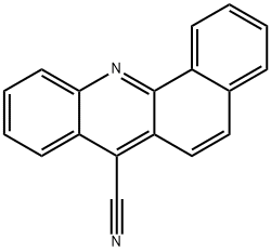 Benz[c]acridine-7-carbonitrile Structure