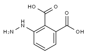 3-肼基邻苯二甲酸 结构式