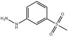 Hydrazine, [3-(methylsulfonyl)phenyl]- (9CI) Structure