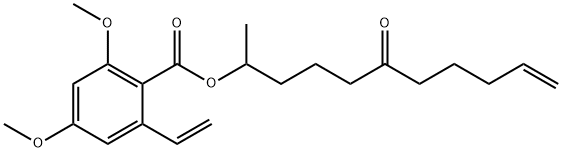 312305-42-3 rac 2-Ethenyl-4,6-dimethoxy-benzoic Acid 1-Methyl-5-oxo-9-decen-1-yl Ester