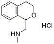 (3,4-二氢-1H-2-苯并吡喃-1-基)甲基](甲基)胺盐酸盐, 31231-58-0, 结构式