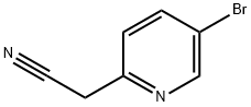 2-(5-溴-2-吡啶)乙氰 结构式