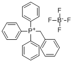 テトラフルオロほう酸ベンジルトリフェニルホスホニウム 化学構造式