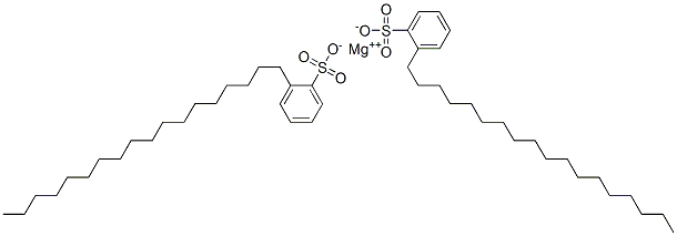 ビス(オクタデシルベンゼンスルホン酸)マグネシウム 化学構造式