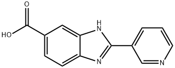 2-PYRIDIN-3-YL-3H-BENZOIMIDAZOLE-5-CARBOXYLIC ACID Struktur