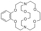5,6-BENZO-4,7,13,16,21,24-HEXAOXA-1,10-DIAZABICYCLO[8.8.8]HEXACOS-5-ENE Struktur