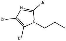 2,4,5-トリブロモ-1-プロピル-1H-イミダゾール 化学構造式