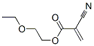 2-Ethoxyethyl 2-cyano-2-propenoate Structure