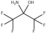 2-アミノヘキサフルオロプロパン-2-オール 化学構造式