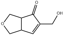 4H-Cyclopenta[c]furan-4-one, 1,3,3a,6a-tetrahydro-5-(hydroxymethyl)- (9CI) Structure