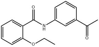 N-(3-acetylphenyl)-2-ethoxybenzamide Struktur